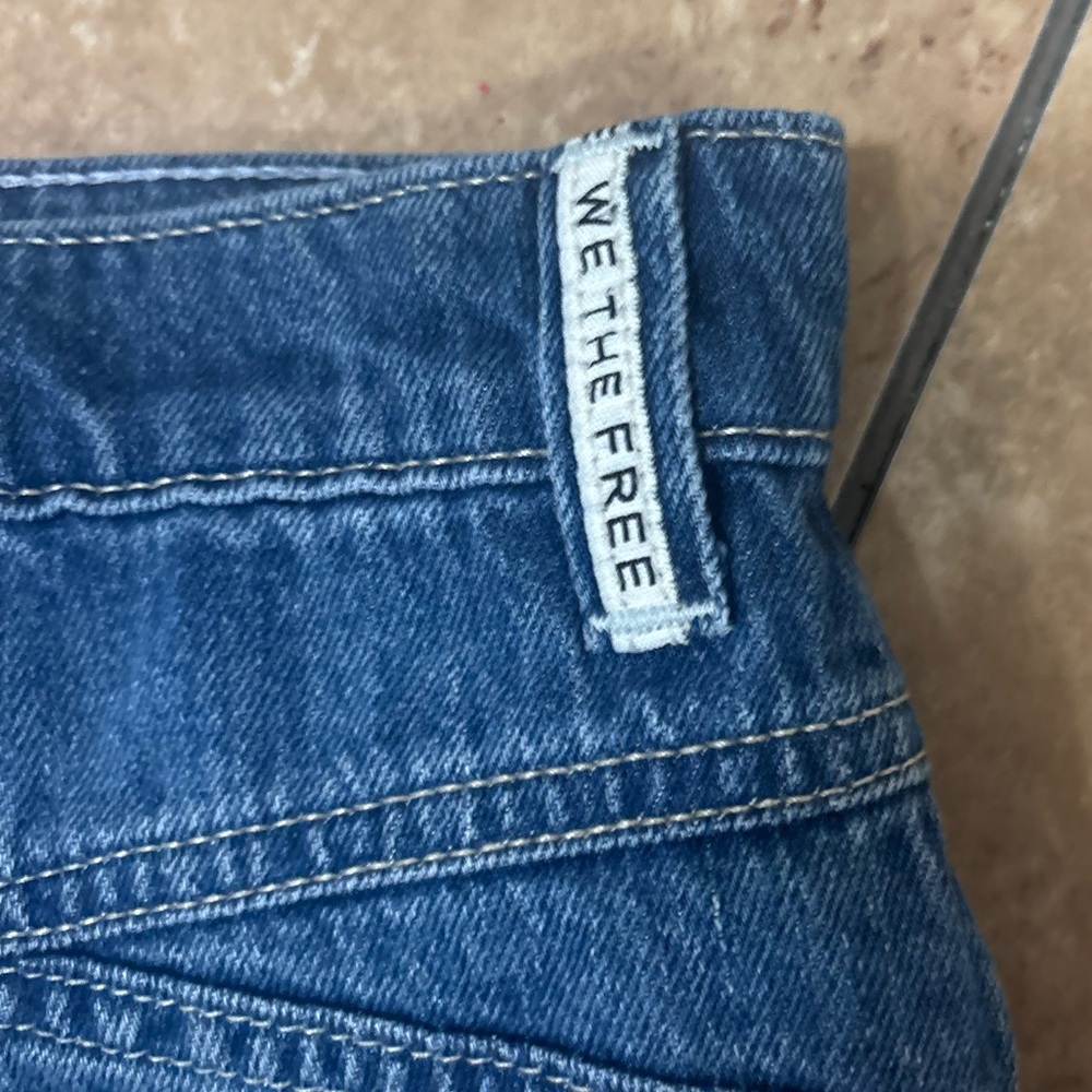 New Free People Westward Embroidered Jeans In Seascape Print Size 29 We The Free - Picture 12 of 16
